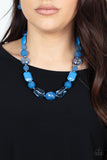 Here Today, GONDOLA Tomorrow - Blue Necklace Paparazzi