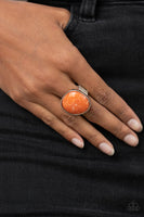 Aesthetically Authentic - Orange Ring Paparazzi