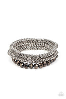 Gutsy and Glitzy - Silver Bracelet Paparazzi