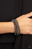 Gutsy and Glitzy - Silver Bracelet Paparazzi