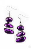 Gem Galaxy - Purple Earring Paparazzi (#856)