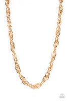 Custom Couture - Gold Chain Link Necklace Paparazzi