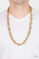 Custom Couture - Gold Chain Link Necklace Paparazzi