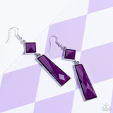 Hollywood Harmony - Purple Earrings Paparazzi