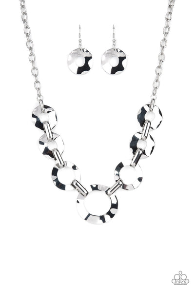 Mechanical Masterpiece - Silver Necklace Paparazzi