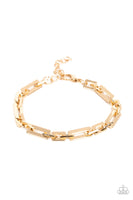 Stratosphere Gear - Gold Bracelet Paparazzi