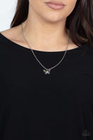 Flutter Love - Yellow Butterfly Necklace Paparazzi