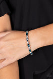 Petitely Powerhouse - Blue Bracelet Paparazzi