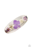 Floral Flurry - Purple Hair Clip Paparazzi