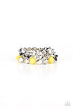 A Perfect TENACIOUS - Yellow Bracelet Paparazzi