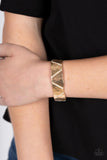 Couture Crusher - Gold Bracelet Paparazzi