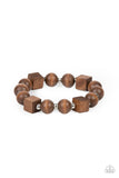 Timber Trendsetter - Brown Bracelet Paparazzi