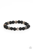 Molten Mogul - Black Men's Urban Bracelet Paparazzi