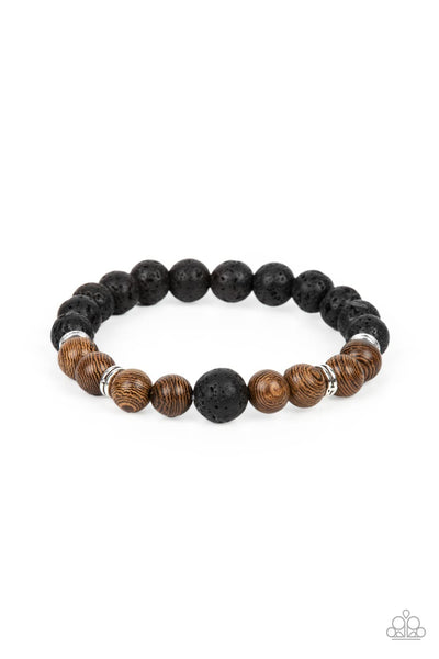 Neutral Zone - Brown Urban Bracelet Paparazzi