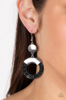 ENTRADA at Your Own Risk - Black Earrings Paparazzi