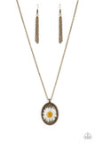 Prairie Passion - Brass Necklace Paparazzi