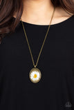 Prairie Passion - Brass Necklace Paparazzi