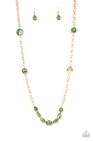 Pardon My FABULOUS - Green Necklace Paparazzi