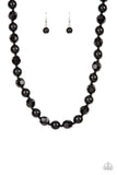 Popping Promenade - Black Necklace Paparazzi