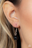 Popping Promenade - Black Necklace Paparazzi