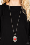 Sierra Sage - Red Necklace Paparazzi