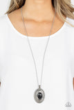 Sierra Sage - Black Necklace Paparazzi