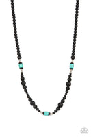 Stone Synchrony - Blue Urban Necklace Paparazzi