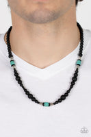 Stone Synchrony - Blue Urban Necklace Paparazzi