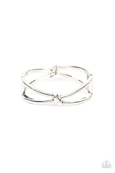 KNOT My First Rodeo - Silver Bracelet Paparazzi