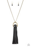 Winslow Wanderer - Brass Necklace Paparazzi