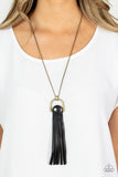 Winslow Wanderer - Brass Necklace Paparazzi