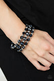 Eiffel Tower Tryst - Blue Bracelet Paparazzi