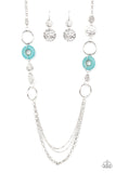 Grounded Glamour - Blue Necklace Paparazzi