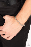 Grunge City - Silver Bracelet Paparazzi