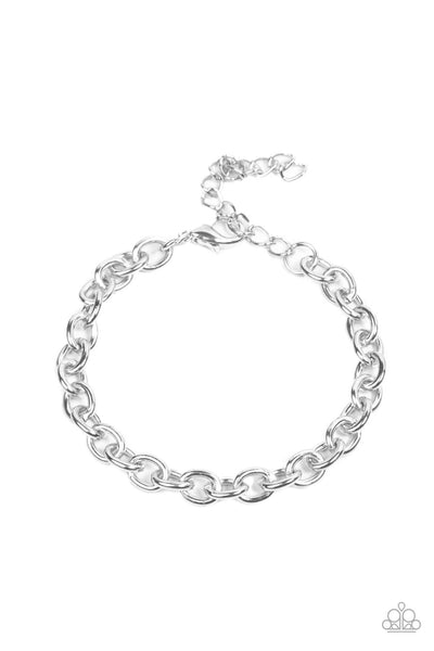 Intrepid Method - Silver Bracelet Paparazzi