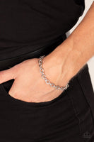 Intrepid Method - Silver Bracelet Paparazzi