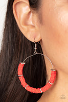 Loudly Layered - Red Earrings Paparazzi