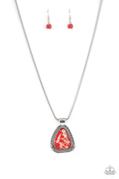 Artisan Adventure - Red Necklace Paparazzi