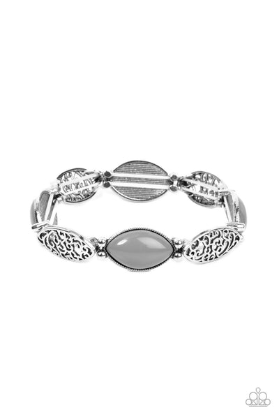 Garden Rendezvous - Silver Bracelet Paparazzi