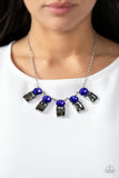 Celestial Royal - Blue Necklace Paparazzi