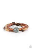 Existential Earth Child - Blue Bracelet Paparazzi