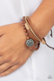 Existential Earth Child - Blue Bracelet Paparazzi