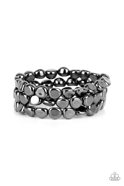 HAUTE Stone - Black Bracelet Paparazzi