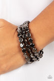 HAUTE Stone - Black Bracelet Paparazzi