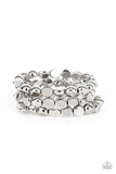 HAUTE Stone - Silver Bracelets Paparazzi