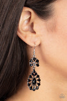 Posh Palooza - Black Earrings Paparazzi