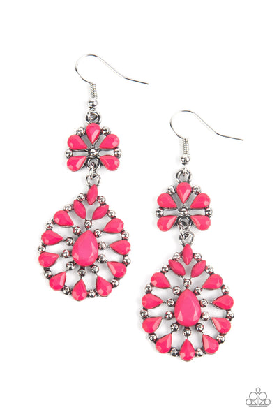 Posh Palooza - Pink Earrings Paparazzi