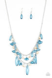 Candlelit Cabana - Blue Necklace Paparazzi