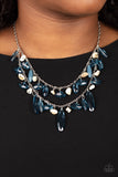Candlelit Cabana - Blue Necklace Paparazzi