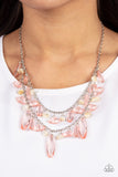 Candlelit Cabana - Pink Necklace Paparazzi